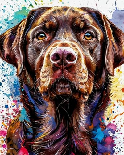 RUIYANMQ 1000 Pieces,Buntes Puzzle,Unregelmäßiges Puzzle Gifts,Abstract Labradors Retrievers Posters,Personalisiertes Kinderspielzeug Für Erwachsene，Stressabbau-Spielzeug Für Erwachsene,Dx74Zp von RUIYANMQ