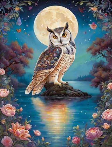 RUIYANMQ 1000 Pieces,Buntes Puzzle,Unregelmäßiges Puzzle Gifts,Art Picture,Abstract Owlss Posters,Family's Educational S Toys,Elderly Memory Cognition Game Dx255Zp von RUIYANMQ