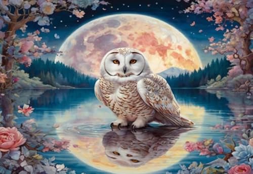 RUIYANMQ 1000 Pieces,Buntes Puzzle,Unregelmäßiges Puzzle Gifts,Art Picture,Abstract Owlss Posters,Family's Educational S Toys,Elderly Memory Cognition Game Dx257Zp von RUIYANMQ
