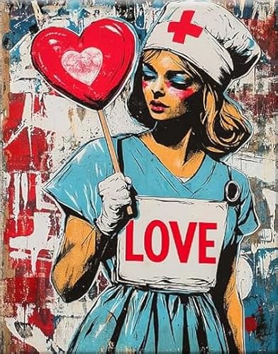 RUIYANMQ 1000 Pieces,Buntes Puzzle,Unregelmäßiges Puzzle Gifts,Banksyss Street Art Graffiti Painitng,Gedächtnis Spiele Für Erwachsene,Spielzeug Zum Stressabbau Für Die Ganze Familie,Dx219Zp von RUIYANMQ