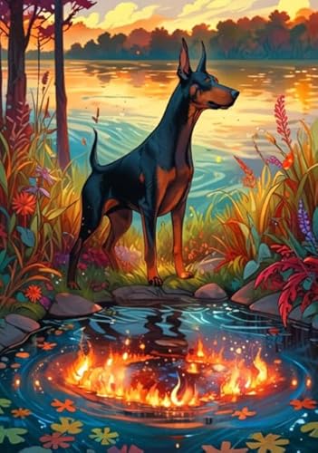 RUIYANMQ 1000 Pieces,Buntes Puzzle,Unregelmäßiges Puzzle Gifts,Dobermans Fog Oil Painting,Spielzeug Zur Stressreduzierung Für Die Familie,Herausforderungs Spiel Für Erwachsenes,Dx236Zp RUIYANMQ 1000 Pieces,Buntes Puzzle,Unregelmäßiges Puzzle Gifts,Dobermans Fog Oil Painting,Spielzeug Zur Stressreduzierung Für Die Familie,Herausforderungs Spiel Für Erwachsenes,Dx236Zp von RUIYANMQ