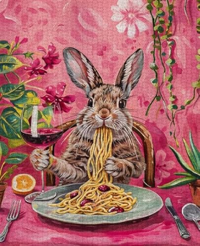 RUIYANMQ 1000 Pieces,Buntes Puzzle,Unregelmäßiges Puzzle Gifts,Funny Animals Eating Food,Lernspielzeug Für Erwachsene,Gedächtnis- Und Wahrnehmungs Spiele Für Ältere Menschen,Jigsaw Dx86Zp RUIYANMQ 1000 Pieces,Buntes Puzzle,Unregelmäßiges Puzzle Gifts,Funny Animals Eating Food,Lernspielzeug Für Erwachsene,Gedächtnis- Und Wahrnehmungs Spiele Für Ältere Menschen,Jigsaw Dx86Zp von RUIYANMQ