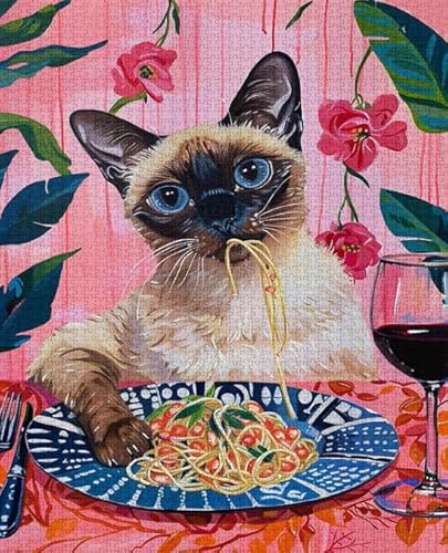 RUIYANMQ 1000 Pieces,Buntes Puzzle,Unregelmäßiges Puzzle Gifts,Funny Animals Eating Food,Lernspielzeug Für Erwachsene,Gedächtnis- Und Wahrnehmungs Spiele Für Ältere Menschen,Jigsaw Dx93Zp RUIYANMQ 1000 Pieces,Buntes Puzzle,Unregelmäßiges Puzzle Gifts,Funny Animals Eating Food,Lernspielzeug Für Erwachsene,Gedächtnis- Und Wahrnehmungs Spiele Für Ältere Menschen,Jigsaw Dx93Zp von RUIYANMQ