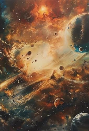 RUIYANMQ 1000 Pieces,Buntes Puzzle,Unregelmäßiges Puzzle Gifts,Galaxies Posters,Abstraktes Familien-Dekompressions Spielzeug,Aldult Game,Wanddekoration Für Zuhause,Dx39Zp von RUIYANMQ