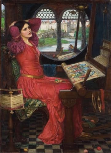 RUIYANMQ 1000 Pieces,Buntes Puzzle,Unregelmäßiges Puzzle Gifts,Waterhouses Artwork Classic Oil Painting,Gedächtnis Spiele Für Erwachsene,Spielzeug Zum Stressabbau Für Die Ganze Familie,Dx185Zp von RUIYANMQ