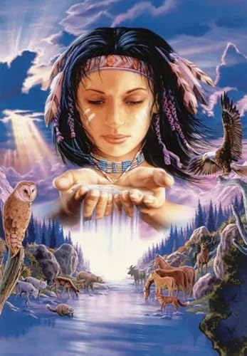 RUIYANMQ 1000 Stück - Nativess India Abstract Plakate - Kunst Puzzle - Fun Personalisierte Herausforderungs-Spielzeuge Für Erwachsene - Spiele Zur Stressreduktion In Der Familie Gifts - Ex88Zx von RUIYANMQ