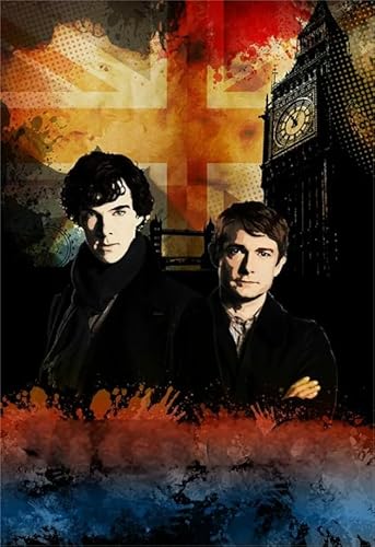 RUIYANMQ 1000 Stück Puzzle,Classic Film Sherlockss Plakate - Spiele Zur Stressreduktion In Der Familie - Puzzlespiel Für Erwachsene Gifts - Ex311Zx RUIYANMQ 1000 Stück Puzzle,Classic Film Sherlockss Plakate - Spiele Zur Stressreduktion In Der Familie - Puzzlespiel Für Erwachsene Gifts - Ex311Zx von RUIYANMQ