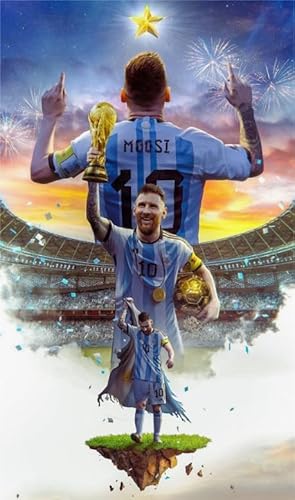 RUIYANMQ 1000 Stück Puzzle - Argentinian Soccer Player 10 Plakate - Personalisiertes Puzzle Spielzeug Für Erwachsene - Spiele Zur Stressreduktion In Der Familie - Ex45Zx von RUIYANMQ