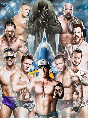 RUIYANMQ 1000 Stück Puzzle - Wrestling Plakate - Puzzle Kunst Bild - Familien-Entspannungs Spiel - Gedächtnis- Und Denkspiele Für Senioren - Wand Dekoration - Ex235Zx RUIYANMQ 1000 Stück Puzzle - Wrestling Plakate - Puzzle Kunst Bild - Familien-Entspannungs Spiel - Gedächtnis- Und Denkspiele Für Senioren - Wand Dekoration - Ex235Zx von RUIYANMQ