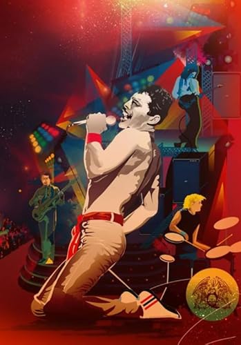 RUIYANMQ 1000 Stück Puzzles - Classic Singers Queen.Band Plakate - Spiele Zur Stressreduktion In Der Familie - Spiel Für Erwachsene - Wand Kunst Dekoration - Ex161Zx RUIYANMQ 1000 Stück Puzzles - Classic Singers Queen.Band Plakate - Spiele Zur Stressreduktion In Der Familie - Spiel Für Erwachsene - Wand Kunst Dekoration - Ex161Zx von RUIYANMQ