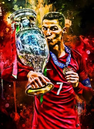 RUIYANMQ 1000 Stück Puzzles - Footballers 7 Plakate - Familien Puzzle Herausforderung Spielzeug - Stressabbau-Spiel Für Erwachsene - Home Decor Gifts - Ex202Zx von RUIYANMQ