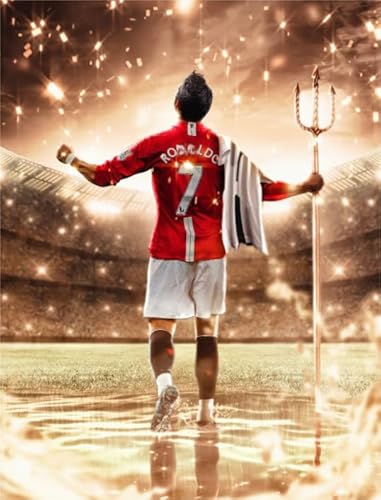 RUIYANMQ 1000 Stück Puzzles - Soccer Player 7 Plakate - Familien Puzzle Herausforderung Spielzeug - Stressabbau-Spiel Für Erwachsene Kunst Bild Gifts - Ex291Zx von RUIYANMQ