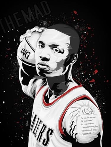 RUIYANMQ Basketball Player Damian Lillard Plakate - 1000 Stück - Kunst Puzzle - Gedächtnis Spiele Für Erwachsene - Spielzeug Zur Entlastung Von Stress In Der Familie Gifts - Ex152Zx RUIYANMQ Basketball Player Damian Lillard Plakate - 1000 Stück - Kunst Puzzle - Gedächtnis Spiele Für Erwachsene - Spielzeug Zur Entlastung Von Stress In Der Familie Gifts - Ex152Zx von RUIYANMQ