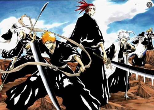 RUIYANMQ Jigsaw Puzzles 1000 Teile Japanese Anime Kurosaki Bleachs Posters Puzzles Educational Toy for Adults Qw579Zp RUIYANMQ Jigsaw Puzzles 1000 Teile Japanese Anime Kurosaki Bleachs Posters Puzzles Educational Toy for Adults Qw579Zp von RUIYANMQ