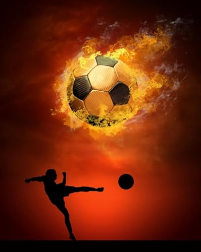 RUIYANMQ Puzzle 1000 Stück - Abstract Soccer Plakate - Unregelmäßige Puzzles - Gedächtnis Spiele Für Erwachsene - Spielzeug Zur Entlastung Von Stress In Der Familie - Ex120Zx von RUIYANMQ