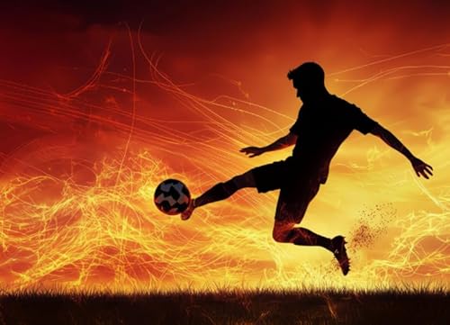 RUIYANMQ Puzzle 1000 Stück - Abstract Soccer Plakate - Unregelmäßige Puzzles - Gedächtnis Spiele Für Erwachsene - Spielzeug Zur Entlastung Von Stress In Der Familie - Ex121Zx RUIYANMQ Puzzle 1000 Stück - Abstract Soccer Plakate - Unregelmäßige Puzzles - Gedächtnis Spiele Für Erwachsene - Spielzeug Zur Entlastung Von Stress In Der Familie - Ex121Zx von RUIYANMQ