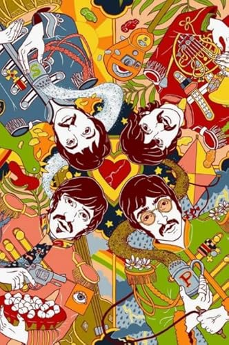 RUIYANMQ Puzzle 1000 Stück - Beatless Classic Band Singers - Colourful - Lernspielzeug-Puzzle Für Erwachsene - Gedächtnis- Und Denkspiele Für Senioren - Ex130Zx von RUIYANMQ