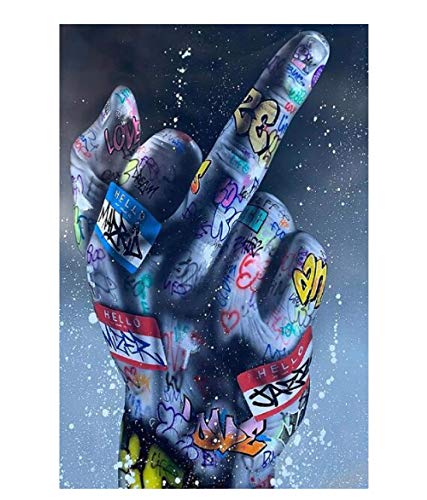 RUIYANMQ Puzzle 1000 Stück Mittelfinger Geste Street Art Poster Für Holz Adult Toys Dekompressionsspiel Hx75Zs RUIYANMQ Puzzle 1000 Stück Mittelfinger Geste Street Art Poster Für Holz Adult Toys Dekompressionsspiel Hx75Zs von RUIYANMQ