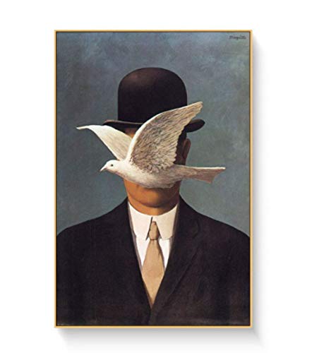 RUIYANMQ Puzzle 1000 Stück Rene Magritte Surrealismus Kunstwerk Reproduktion Poster Holz Erwachsene Spielzeug Dekompression Spiel Jq405Mk von RUIYANMQ