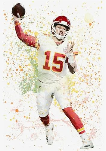 RUIYANMQ Puzzle 1000 Stück - Rugbys Player Mahomes Plakate - Unregelmäßige Puzzles - Gedächtnis Spiele Für Erwachsene - Spielzeug Zur Entlastung Von Stress In Der Familie Gifts - Ex184Zx RUIYANMQ Puzzle 1000 Stück - Rugbys Player Mahomes Plakate - Unregelmäßige Puzzles - Gedächtnis Spiele Für Erwachsene - Spielzeug Zur Entlastung Von Stress In Der Familie Gifts - Ex184Zx von RUIYANMQ
