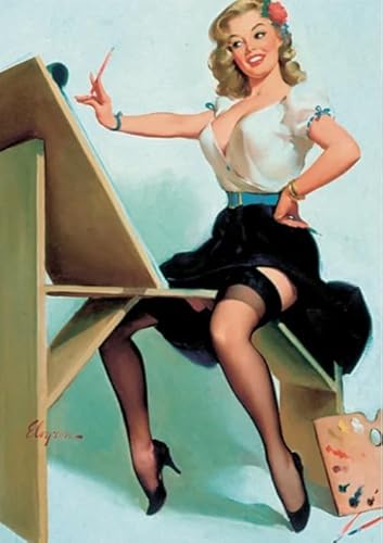 RUIYANMQ Puzzle 1000 Stück - World Warii Elvgren Girlss Oil Painting Adverts - Irregular Retro Kunst Puzzle - Spielzeug Für Senioren - Familien-Lernspiel Für Das Gedächtnis - Ex192Zx RUIYANMQ Puzzle 1000 Stück - World Warii Elvgren Girlss Oil Painting Adverts - Irregular Retro Kunst Puzzle - Spielzeug Für Senioren - Familien-Lernspiel Für Das Gedächtnis - Ex192Zx von RUIYANMQ