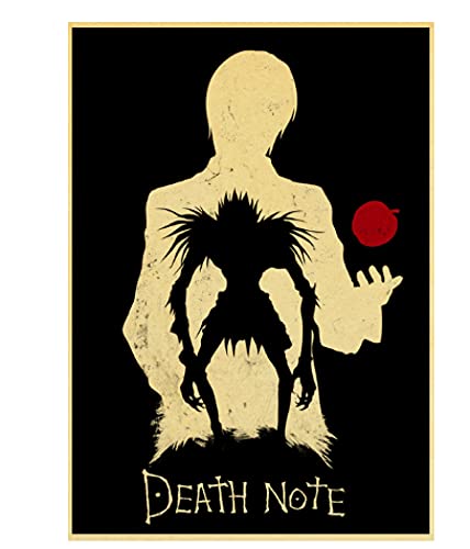 RUIYANMQ Puzzle 1000 Teile Klassische Anime Serie Death Note Poster Retro Erwachsene Für Erwachsene Kinder Spiele Lernspielzeug Px407Yk von RUIYANMQ