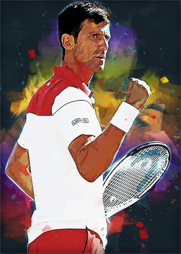 RUIYANMQ Puzzles 1000 Piece - Tennis Player Oil Painting Poster - Spiel Für Erwachsene - Wand Kunst Dekoration - Lernspielzeug Für Erwachsene - Ex224Zx RUIYANMQ Puzzles 1000 Piece - Tennis Player Oil Painting Poster - Spiel Für Erwachsene - Wand Kunst Dekoration - Lernspielzeug Für Erwachsene - Ex224Zx von RUIYANMQ