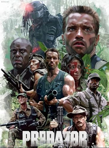 RUIYANMQ Puzzles 1000 Stück - Retro Classic Film Predators Plakate - Abstract Puzzle - Wand Kunst Dekoration - Spiel Für Erwachsene - Ex273Zx von RUIYANMQ