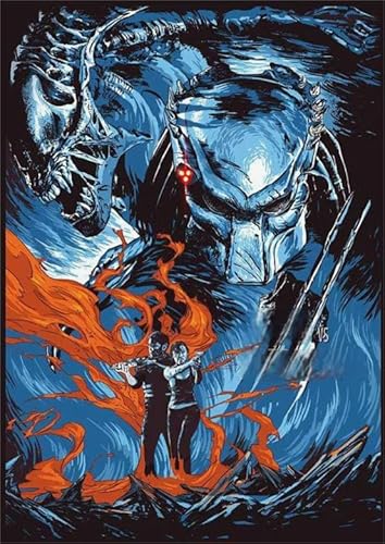 RUIYANMQ Puzzles 1000 Stück - Retro Classic Film Predators Plakate - Abstract Puzzle - Wand Kunst Dekoration - Spiel Für Erwachsene - Ex277Zx von RUIYANMQ
