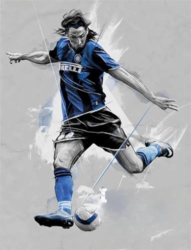 RUIYANMQ Puzzles 1000 Stück - Soccer Ibrahimovics Plakate - Kunst Puzzle - Personalisierte Herausforderungs-Spielzeuge Für Erwachsene - Spielzeug Zur Stressreduktion In Der Familie - Ex156Zx RUIYANMQ Puzzles 1000 Stück - Soccer Ibrahimovics Plakate - Kunst Puzzle - Personalisierte Herausforderungs-Spielzeuge Für Erwachsene - Spielzeug Zur Stressreduktion In Der Familie - Ex156Zx von RUIYANMQ