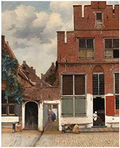RUIYANMQ Puzzles 1000 Stück Vermeer Berühmte Kleine Straße Und Schreiben Von Frauen Und Dienstmädchen Kunst Für Erwachsene Kinder Spiele Lernspielzeug Wq133Xz von RUIYANMQ