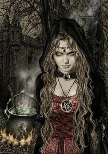 RUIYANMQ Puzzles 1000 Stück - Victorias Gothics Illustrations Bild - Abstract Kunst Puzzle，Lernspiele Für Erwachsene - Personalisierte Herausforderung Spielzeug - Ex215Zx von RUIYANMQ
