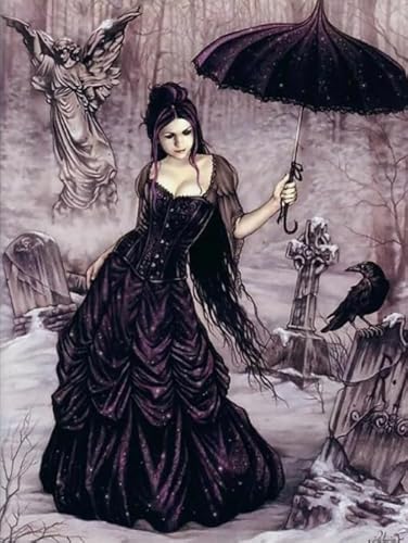 RUIYANMQ Puzzles 1000 Stück - Victorias Gothics Illustrations Bild - Abstract Kunst Puzzle，Lernspiele Für Erwachsene - Personalisierte Herausforderung Spielzeug - Ex218Zx von RUIYANMQ