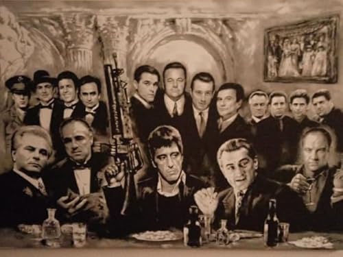 RUIYANMQ Puzzles 1000 Stück - gangsterss Classic Film Plakate - Personalisiertes Puzzle Spielzeug Für Erwachsene - Spielzeug Zur Stressreduktion In Der Familie Gifts - Ex117Zx von RUIYANMQ