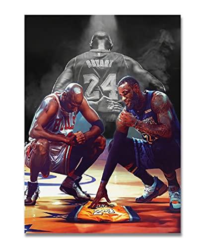 RUIYANMQ Puzzles 1000 Teile Kobe Bryant Michael Lebron James Poster Für Erwachsene Kinder Spiele Lernspielzeug Px97Yk von RUIYANMQ