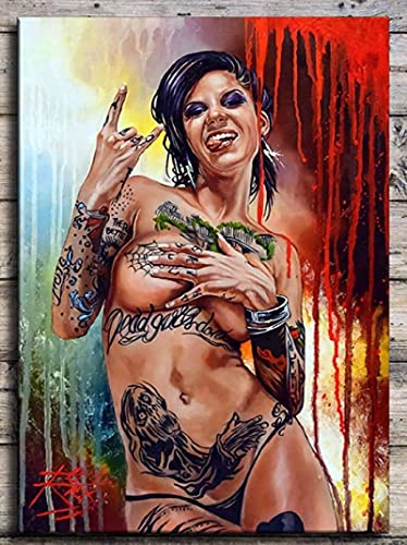 RUIYANMQ Puzzles 1000 Teile Tattoo Bonnie Rotten Bar Wandkunst Hängen Punk Drink Bar Poster Kunst Für Spaß Erwachsene Holzpuzzle Spielzeug Px504Yk von RUIYANMQ