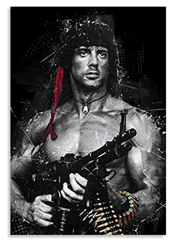 RUIYANMQ Rambo Poster 1000 Stück Holzpuzzle Erwachsene Kinder Lernspielzeug Familie Dekoration Tl123Zv von RUIYANMQ