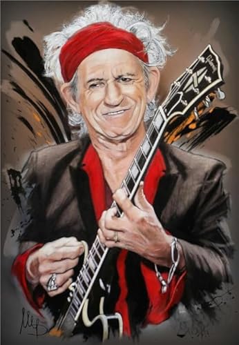 RUIYANMQ Singers Keiths.Richards Plakate - 1000 Stück - Kunst Puzzle - Unterhaltsames Puzzle Spiel Für Erwachsene Mit Alzheimer - Spiele Zur Stressreduktion In Der Familie - Ex293Zx von RUIYANMQ
