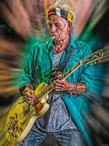 RUIYANMQ Singers Keiths.Richards Plakate - 1000 Stück - Kunst Puzzle - Unterhaltsames Puzzle Spiel Für Erwachsene Mit Alzheimer - Spiele Zur Stressreduktion In Der Familie - Ex294Zx von RUIYANMQ
