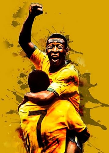 RUIYANMQ Soccer Peles Oil Painting Plakate - for Lernspielzeug Für Erwachsene - 1000 Stück - Abstract Kunst Puzzle - Unregelmäßige Puzzles - Memory Game - Ex167Zx RUIYANMQ Soccer Peles Oil Painting Plakate - for Lernspielzeug Für Erwachsene - 1000 Stück - Abstract Kunst Puzzle - Unregelmäßige Puzzles - Memory Game - Ex167Zx von RUIYANMQ