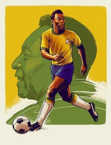 RUIYANMQ Soccer Peles Oil Painting Plakate - for Lernspielzeug Für Erwachsene - 1000 Stück - Abstract Kunst Puzzle - Unregelmäßige Puzzles - Memory Game - Ex169Zx RUIYANMQ Soccer Peles Oil Painting Plakate - for Lernspielzeug Für Erwachsene - 1000 Stück - Abstract Kunst Puzzle - Unregelmäßige Puzzles - Memory Game - Ex169Zx von RUIYANMQ