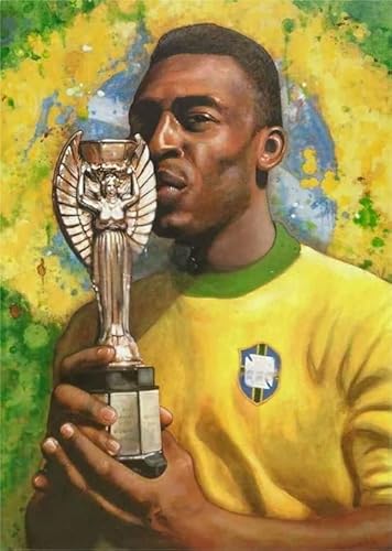 RUIYANMQ Soccer Peles Oil Painting Plakate - for Lernspielzeug Für Erwachsene - 1000 Stück - Abstract Kunst Puzzle - Unregelmäßige Puzzles - Memory Game - Ex172Zx RUIYANMQ Soccer Peles Oil Painting Plakate - for Lernspielzeug Für Erwachsene - 1000 Stück - Abstract Kunst Puzzle - Unregelmäßige Puzzles - Memory Game - Ex172Zx von RUIYANMQ