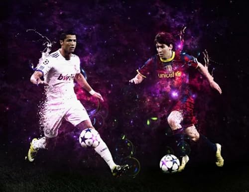 RUIYANMQ Soccer Players 7 and 10 Stars Football Plakate - 1000 Stück Puzzle - Puzzle Spiele Für Erwachsene Zum Entspannen - Wand Dekoration Für Zu Hauseation Gifts - Ex102Zx RUIYANMQ Soccer Players 7 and 10 Stars Football Plakate - 1000 Stück Puzzle - Puzzle Spiele Für Erwachsene Zum Entspannen - Wand Dekoration Für Zu Hauseation Gifts - Ex102Zx von RUIYANMQ