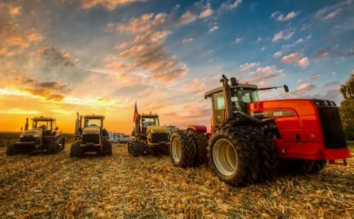 Red Farm Car, 1000 Pieces, Art Jigsaws, Fun Adult Alzheimer Puzzle Toy, Family Stress Reduction Games, Wall Art Decoration Wy484Zq von RUIYANMQ