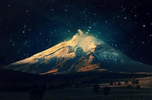 Starry Night Sky Landscapes Plakate - 1000 Teilekunst Puzzle - Puzzles Für Erwachsene Und Jugendliche - Spiele Zum Stressabbau In Der Familie Wd01Zt von RUIYANMQ