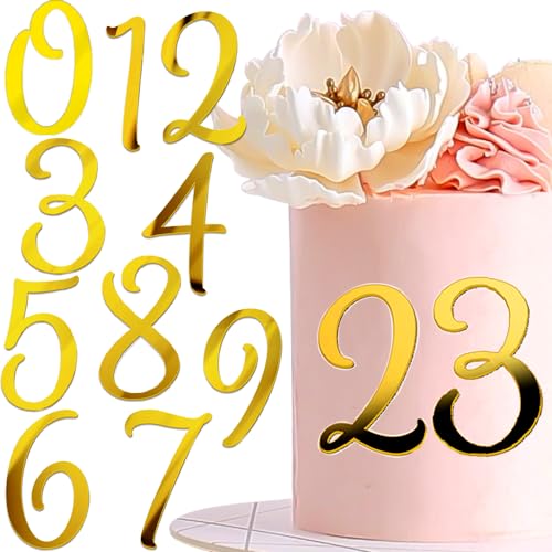 0~9 Ziffern Tortenaufleger Happy Birthday Cake Topper, Spiegel Acryl Gold Tortendeko Geburtstag Torten Topper Kuchendeko Kuchen Deko Hochzeit Caketopper Cake Decoration Torten Deko Geburtstagsdeko 0~9 Ziffern Tortenaufleger Happy Birthday Cake Topper, Spiegel Acryl Gold Tortendeko Geburtstag Torten Topper Kuchendeko Kuchen Deko Hochzeit Caketopper Cake Decoration Torten Deko Geburtstagsdeko von RUIYDZ