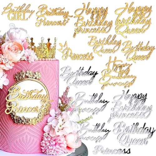 14 Stück Happy Birthday Tortendeko Mädchen Happy Birthday Cake Topper Geburtstag Kuchen Deko Acryl Tortenaufleger Prinzessin Küchendeko Queen Cupcake Topper Geburtstagsdeko Torten Deko Torten Zubehör 14 Stück Happy Birthday Tortendeko Mädchen Happy Birthday Cake Topper Geburtstag Kuchen Deko Acryl Tortenaufleger Prinzessin Küchendeko Queen Cupcake Topper Geburtstagsdeko Torten Deko Torten Zubehör von RUIYDZ