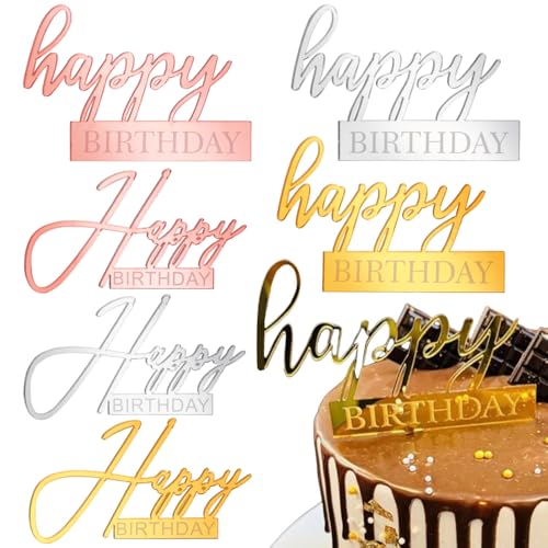 6pcs Happy Birthday Tortendeko Mädchen Happy Birthday Cake Topper Geburtstag Kuchen Deko Torten Deko Tortenaufleger Personalisiert Geburtstagsdeko Mann Frauen Kuchendeko Cake Decoration Cupcake Topper 6pcs Happy Birthday Tortendeko Mädchen Happy Birthday Cake Topper Geburtstag Kuchen Deko Torten Deko Tortenaufleger Personalisiert Geburtstagsdeko Mann Frauen Kuchendeko Cake Decoration Cupcake Topper von RUIYDZ