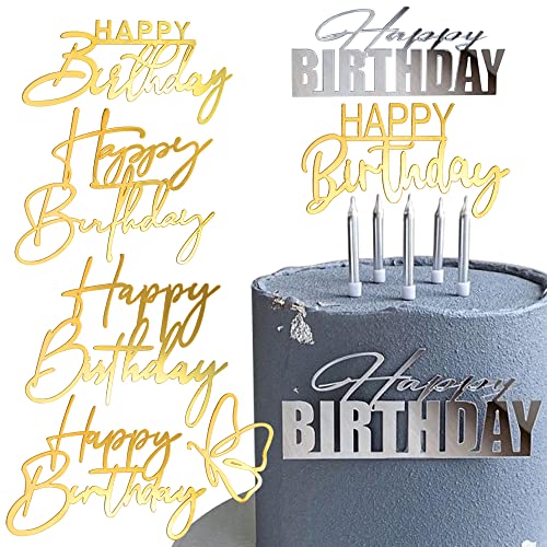 Happy Birthday Cake Topper Happy Birthday Tortendeko Geburtstag Torten Topper Acryl Caketopper Kuchendeko Tortenaufleger Mädchen Kuchen Deko Geburtstagsdeko Cake Decoration Torten Deko Cupcake Topper Happy Birthday Cake Topper Happy Birthday Tortendeko Geburtstag Torten Topper Acryl Caketopper Kuchendeko Tortenaufleger Mädchen Kuchen Deko Geburtstagsdeko Cake Decoration Torten Deko Cupcake Topper von RUIYDZ