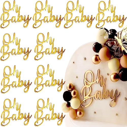 Oh Baby Cake Topper Für Babyparty Und Geburtstag - Tortendeko Acryl Gold - Kuchendekoration Für Mädchen Und Junge Oh Baby Cake Topper Für Babyparty Und Geburtstag - Tortendeko Acryl Gold - Kuchendekoration Für Mädchen Und Junge von RUIYDZ